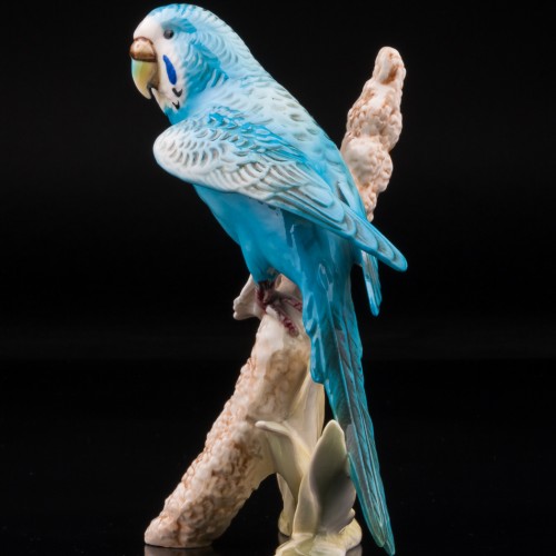 Волнистый попугай на ветке, Goebel, Германия, 1973 г