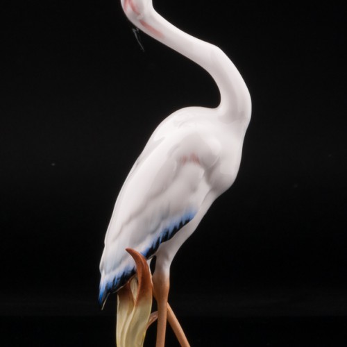 Цапля с поднятой головой, Hutschenreuther, Германия