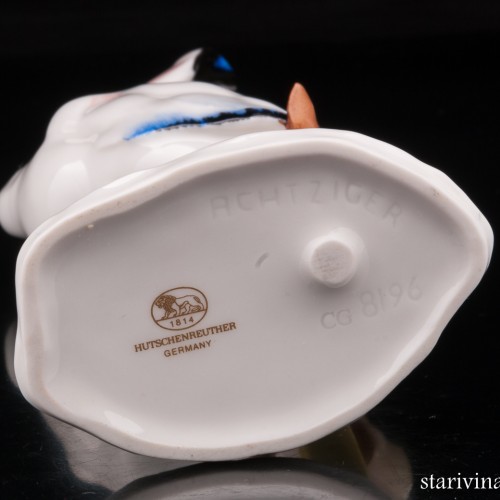 Цапля с поднятой головой, Hutschenreuther, Германия