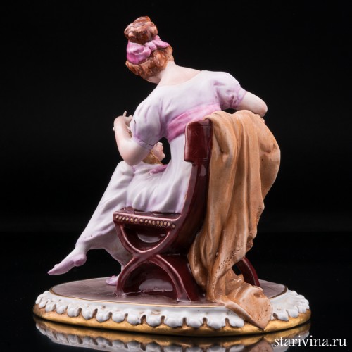 Мама с дочкой, Capodimonte, Италия, сер. 20 в