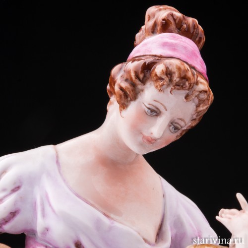 Мама с дочкой, Capodimonte, Италия, сер. 20 в