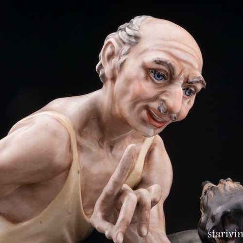 Мужчина с собачкой, Дрезден, Германия