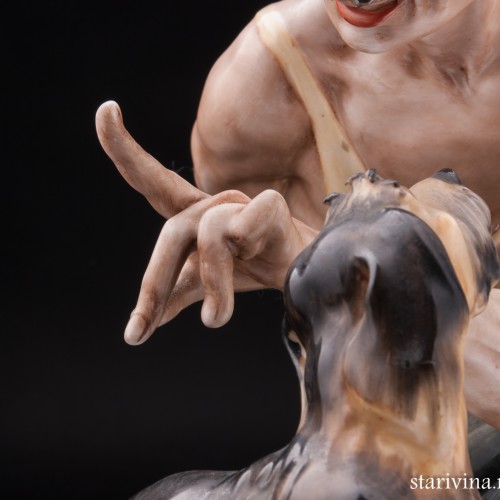 Мужчина с собачкой, Дрезден, Германия