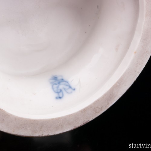 Дама в розовой шляпке, кружевная, Volkstedt, Германия, до 1935 г