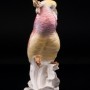 Розовый попугай какаду на кукурузном початке, Karl Ens, Германия, 1920-30 гг