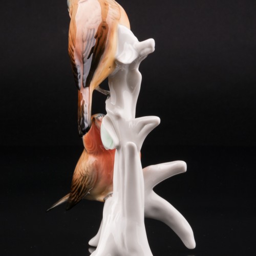 Две малиновки на ветке, Karl Ens, Германия