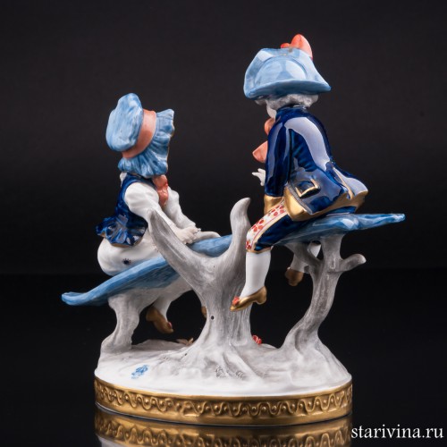 Дети на качелях, Volkstedt, Германия, вт. пол. 20 в