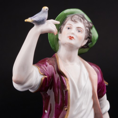 Пара с птичьими клетками, Volkstedt, Германия, сер. 20 в