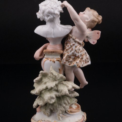 Шалунья, маленькая фея, Volkstedt, Германия, кон. 19 - нач. 20 вв