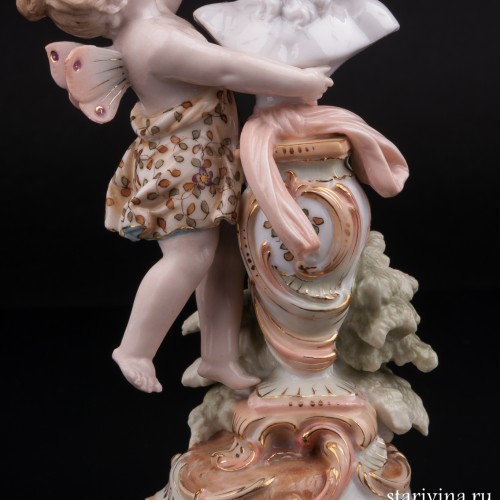 Шалунья, маленькая фея, Volkstedt, Германия, кон. 19 - нач. 20 вв