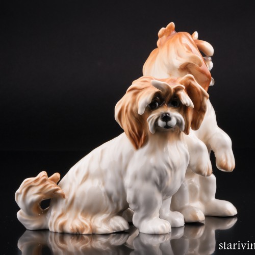 Две болонки, Karl Ens, Германия, 1920-30 гг