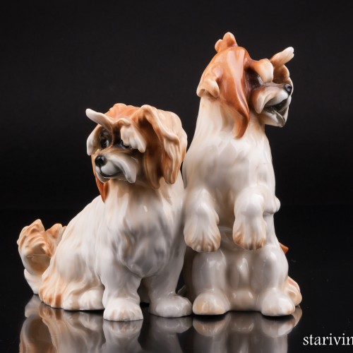 Две болонки, Karl Ens, Германия, 1920-30 гг