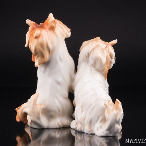 Две болонки, Karl Ens, Германия, 1920-30 гг