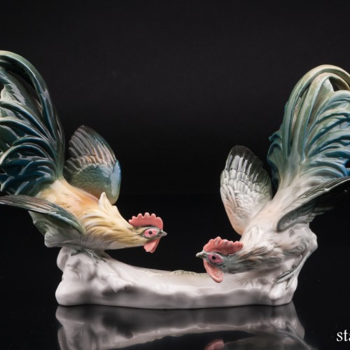 Петушиный бой, Karl Ens, Германия, 1920-30 гг