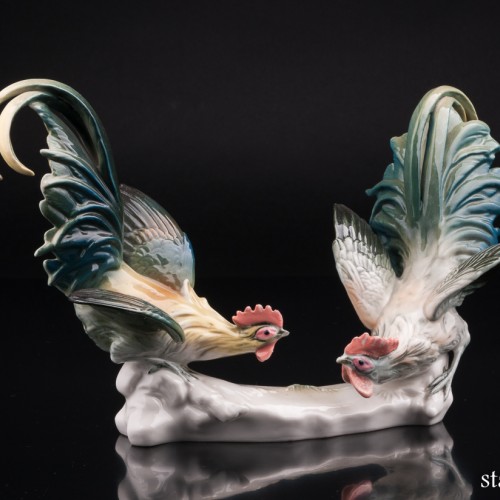 Петушиный бой, Karl Ens, Германия, 1920-30 гг