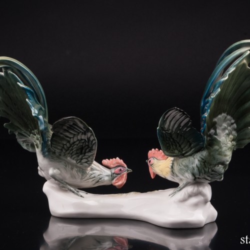 Петушиный бой, Karl Ens, Германия, 1920-30 гг