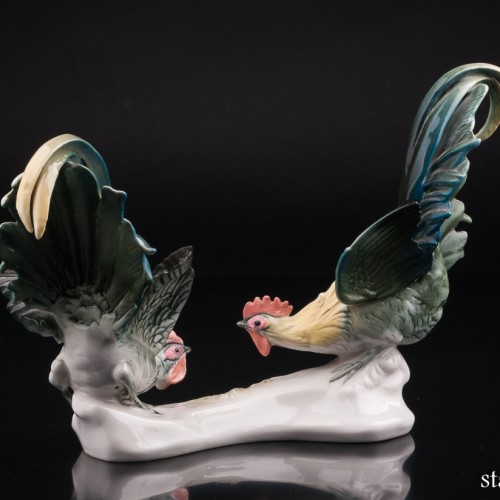 Петушиный бой, Karl Ens, Германия, 1920-30 гг