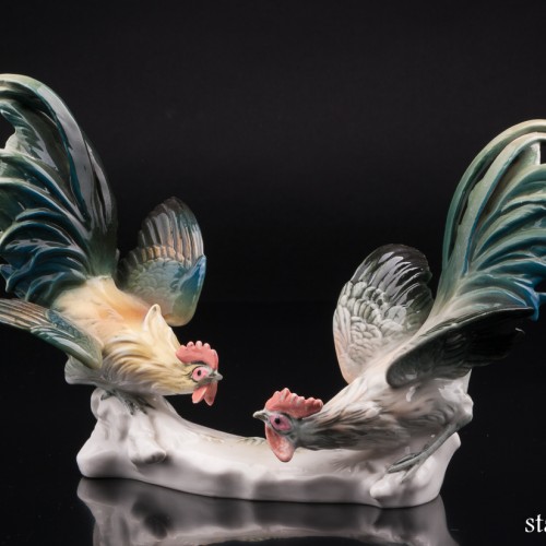 Петушиный бой, Karl Ens, Германия, 1920-30 гг