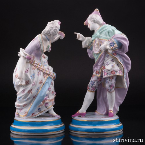 Пара на карнавале, Vion Baury, Франция, 19 в