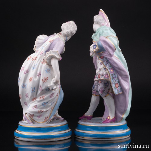 Пара на карнавале, Vion Baury, Франция, 19 в