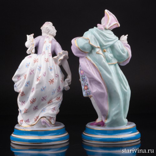 Пара на карнавале, Vion Baury, Франция, 19 в