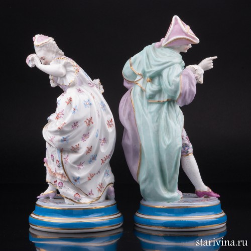 Пара на карнавале, Vion Baury, Франция, 19 в