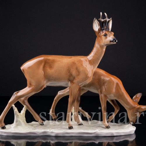 Косули, Hutschenreuther, Германия, 1970 гг