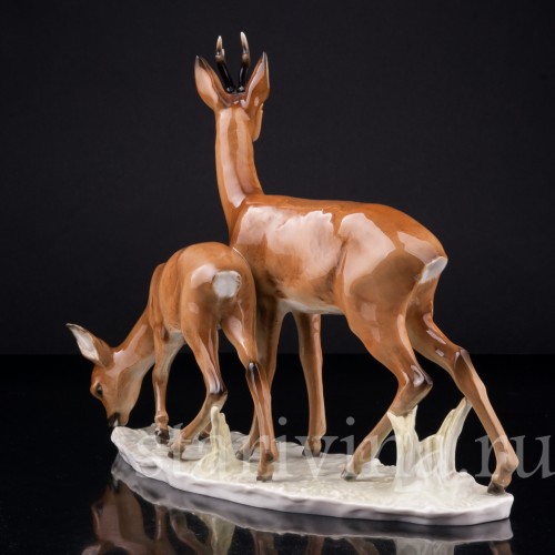 Косули, Hutschenreuther, Германия, 1970 гг