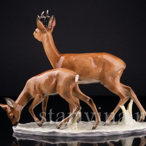 Косули, Hutschenreuther, Германия, 1970 гг