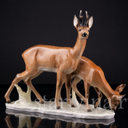 Косули, Hutschenreuther, Германия, 1970 гг