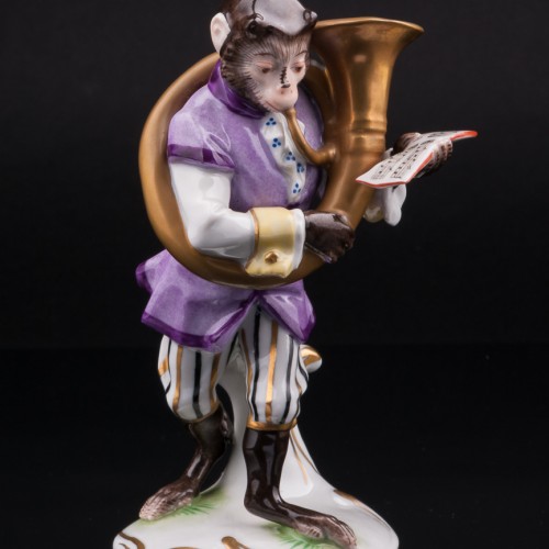 Обезьяна с трубой-геликоном, Volkstedt, Германия, вт. пол. 20 в