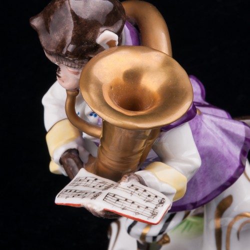 Обезьяна с трубой-геликоном, Volkstedt, Германия, вт. пол. 20 в