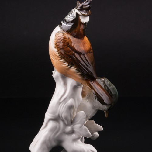 Две хохлатых синицы, Karl Ens, Германия, 1950 гг