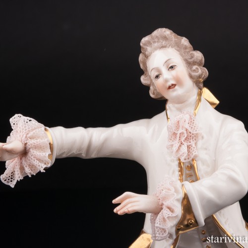 Танцующая пара, кружевная, Ackermann & Fritze, Германия, 1908-51 гг