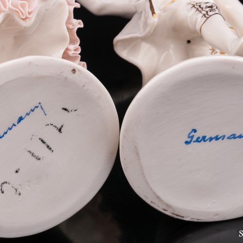 Танцующая пара, кружевная, Ackermann & Fritze, Германия, 1908-51 гг