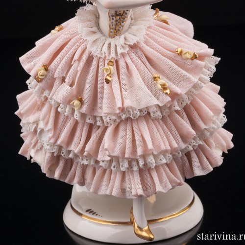 Танцующая пара, кружевная, Ackermann & Fritze, Германия, 1908-51 гг