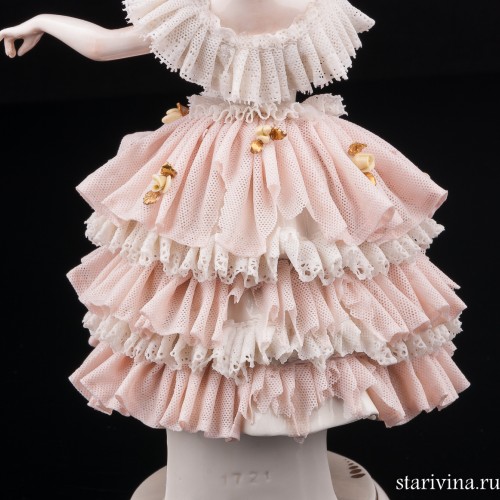 Танцующая пара, кружевная, Ackermann & Fritze, Германия, 1908-51 гг