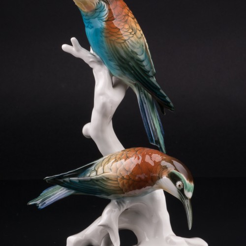 Две золотистые щурки, Karl Ens, Германия, 1950 гг