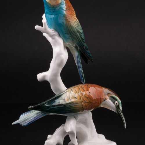 Две золотистые щурки, Karl Ens, Германия, 1950 гг