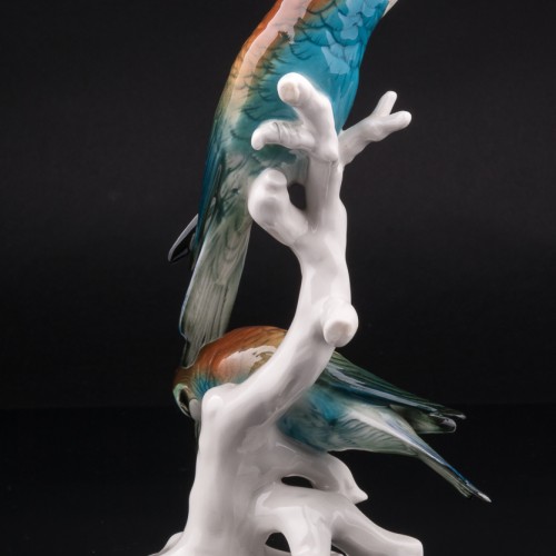 Две золотистые щурки, Karl Ens, Германия, 1950 гг