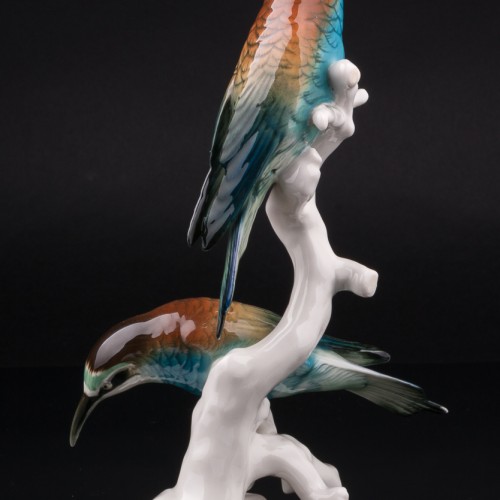 Две золотистые щурки, Karl Ens, Германия, 1950 гг