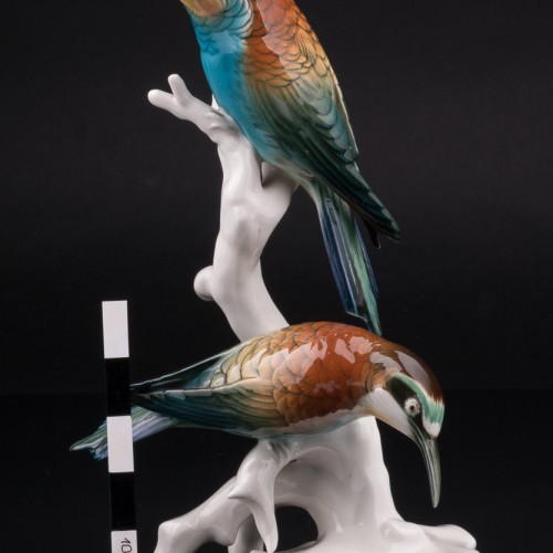 Две золотистые щурки, Karl Ens, Германия, 1950 гг