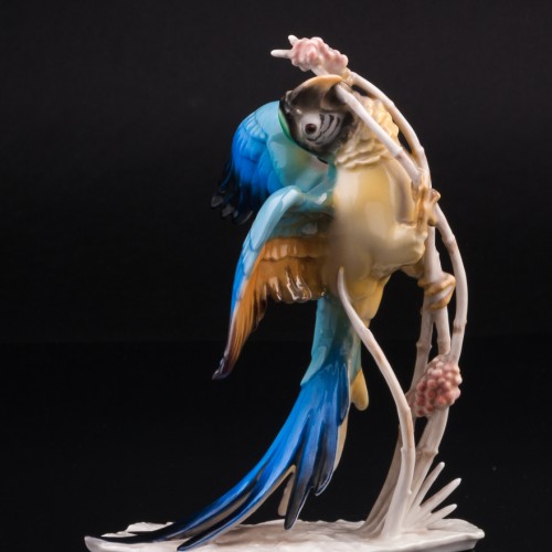 Попугай ара, Hutschenreuther, Германия, 1950-60 гг