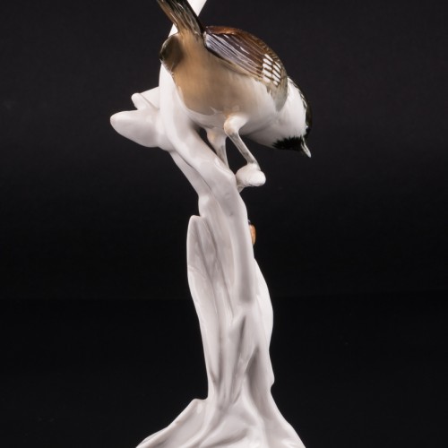 Птица на ветке с божьей коровкой, Karl Ens, Германия