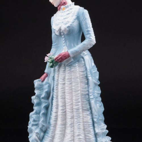 1878: Платье с турнюром, Royal Worcester, Великобритания, 1990 г