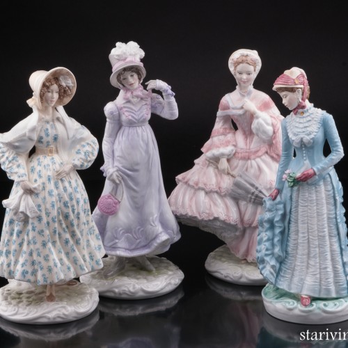 1878: Платье с турнюром, Royal Worcester, Великобритания, 1990 г