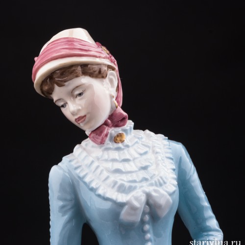 1878: Платье с турнюром, Royal Worcester, Великобритания, 1990 г