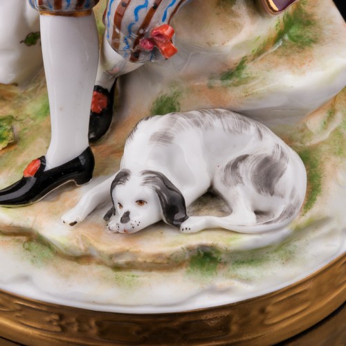 Пара с птичьей клеткой, Volkstedt, Германия, до 1935 г