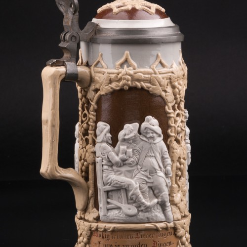 Сцены в таверне, кружка, 1/2 л, Villeroy & Boch, Германия, нач. 20 в