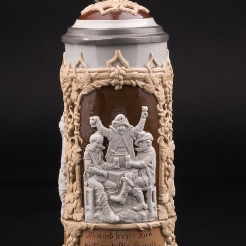 Сцены в таверне, кружка, 1/2 л, Villeroy & Boch, Германия, нач. 20 в